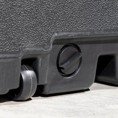 Dellonda DG266 60L Fillable Parasol Base with Wheels and Cross Base Water or Sand Filled Dellonda