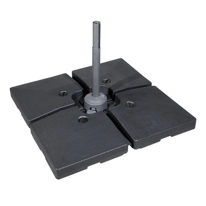 Dellonda DG269 4pc 92L Fillable Parasol Base Water or Sand Filled Dellonda