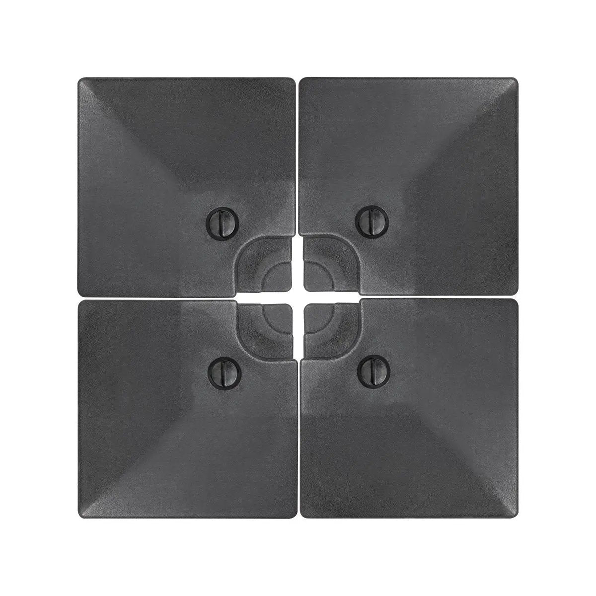 Dellonda DG269 4pc 92L Fillable Parasol Base Water or Sand Filled Dellonda