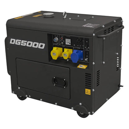 Dellonda DG5000 Diesel Generator - 4-Stroke Engine 5000W 110/230V Dellonda