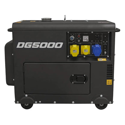 Dellonda DG5000 Diesel Generator - 4-Stroke Engine 5000W 110/230V Dellonda
