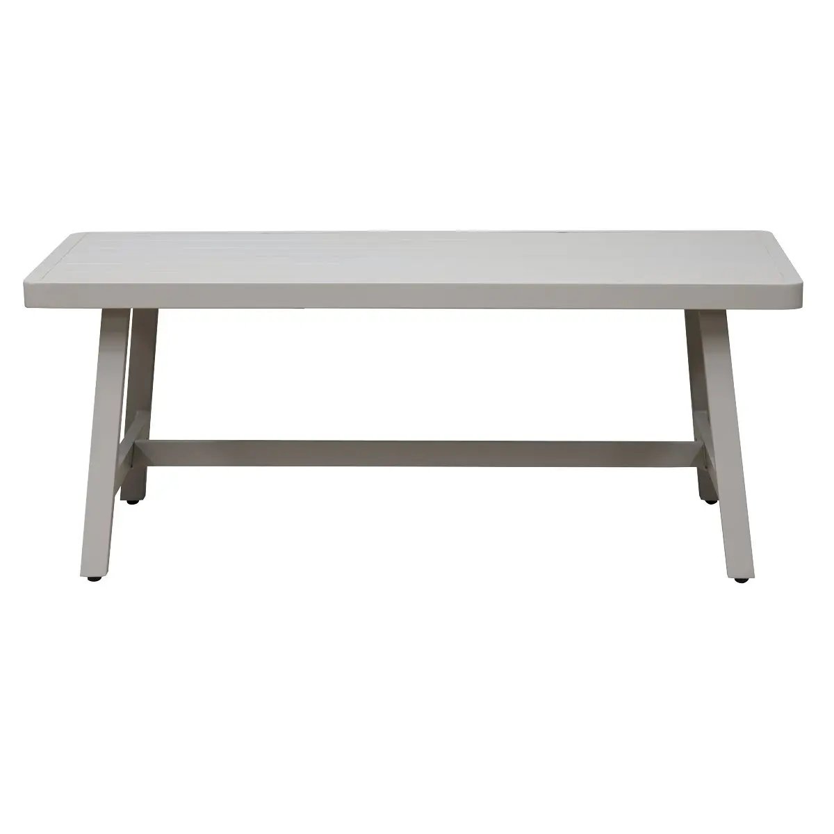 Dellonda DG57 Fusion 4-Piece Outdoor Garden Corner Sofa & Coffee Table Set Aluminium Dellonda