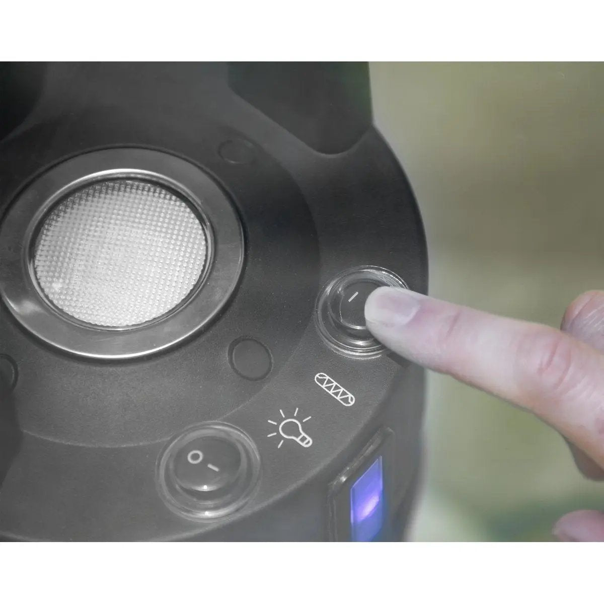 Dellonda DG63 Bistro Table with 1600W Heater 95cm Black/Stainless Steel Dellonda