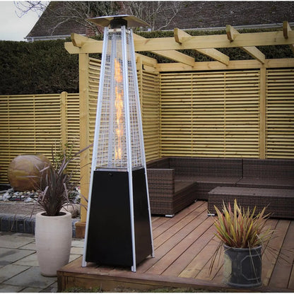 Dellonda DG98 Pyramid Gas Outdoor Garden Patio Heater 13kW Commercial & Home Use Dellonda