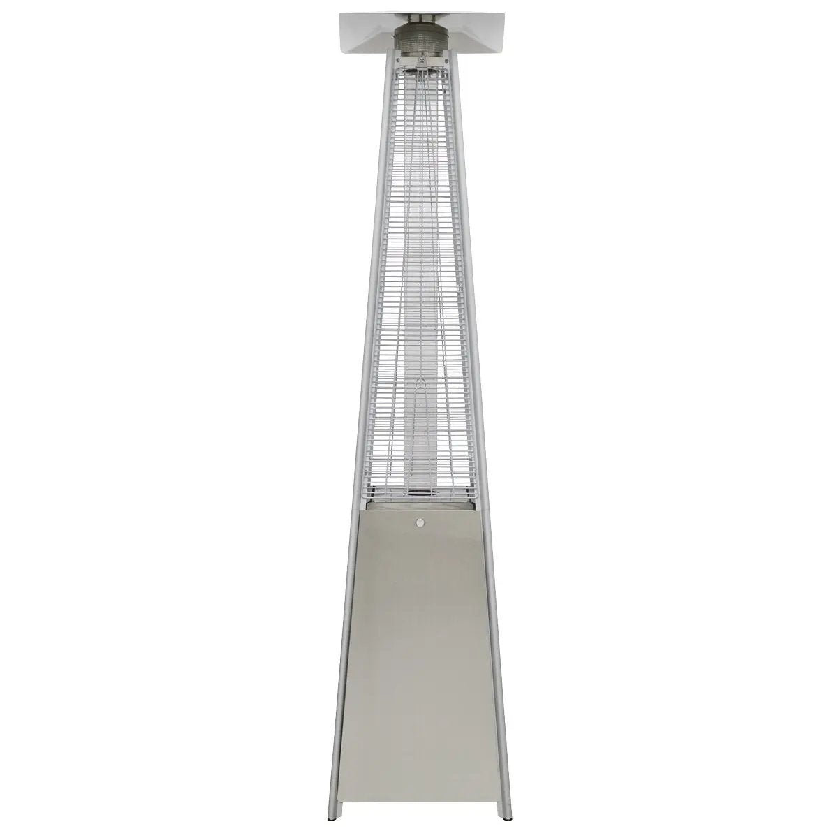 Dellonda DG99 13kW Pyramid Gas Patio Heater 13kW Commercial/Garden Use - Stainless Steel Dellonda