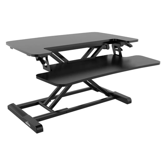 Dellonda DH14 71cm Height Adjustable Standing Desk Converter 50cm Max Height 15kg Capacity Dellonda