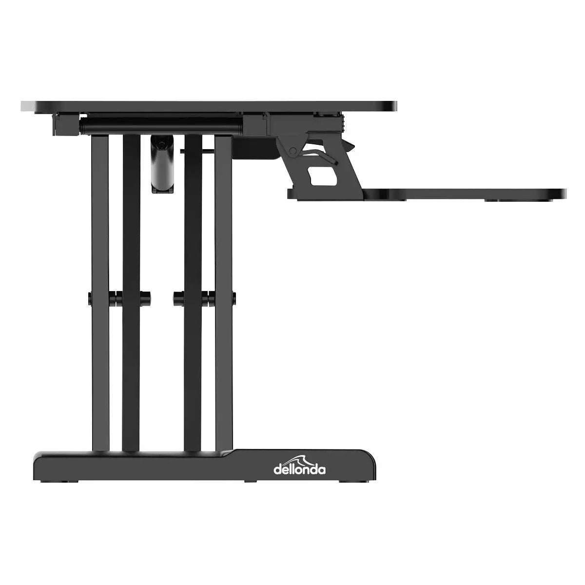 Dellonda DH14 71cm Height Adjustable Standing Desk Converter 50cm Max Height 15kg Capacity Dellonda