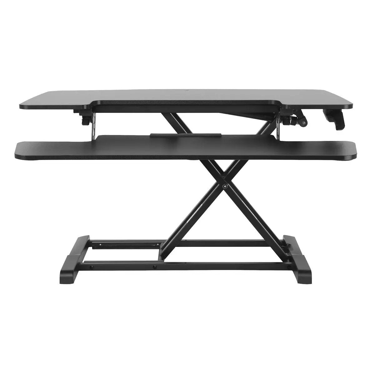 Dellonda DH15 89cm Height Adjustable Standing Desk Converter 50cm Max Height 15kg Capacity Dellonda