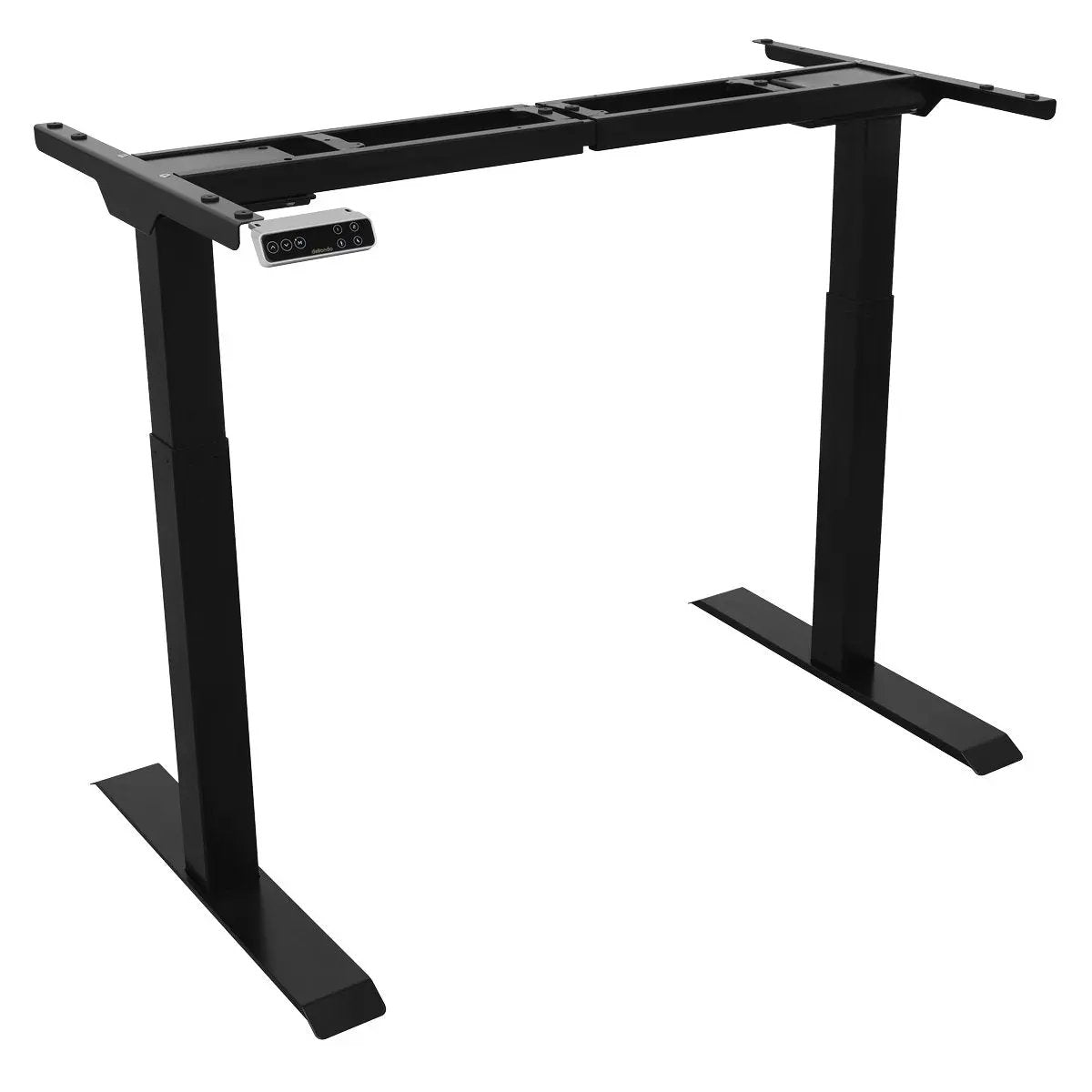 Dellonda DH16 Black Electric Adjustable Desk Frame Digital Controls 100kg Heavy Duty Dellonda