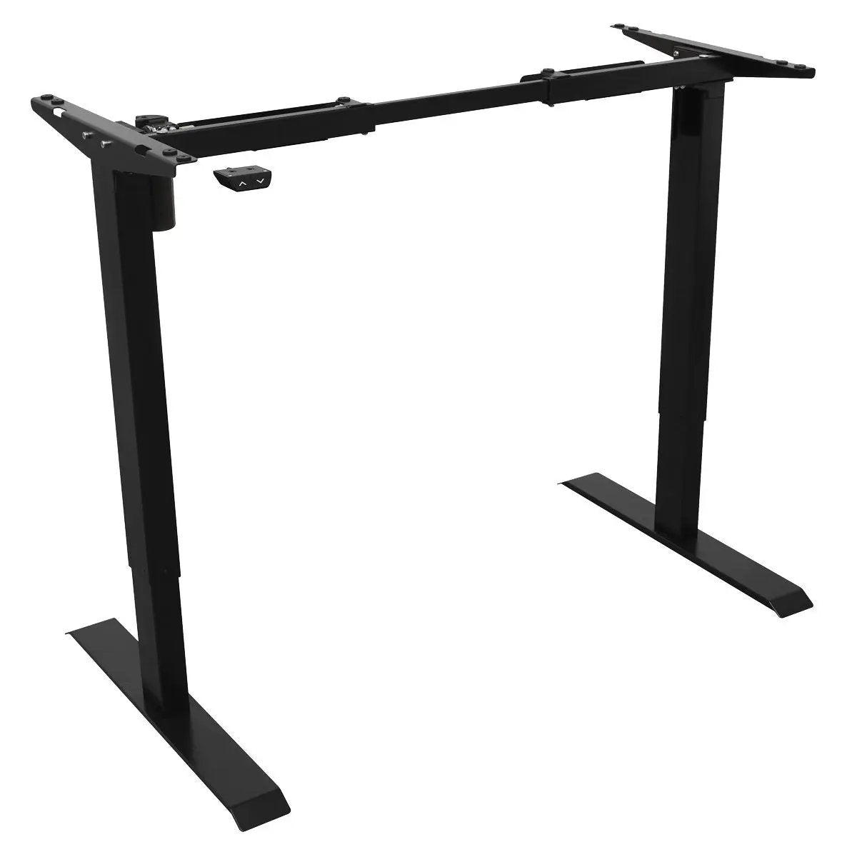 Dellonda DH17 Single Motor Adjustable Desk Frame 70kg Capacity Black - DH17 Dellonda