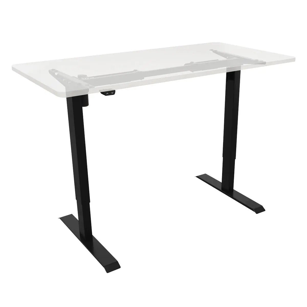 Dellonda DH17 Single Motor Adjustable Desk Frame 70kg Capacity Black - DH17 Dellonda