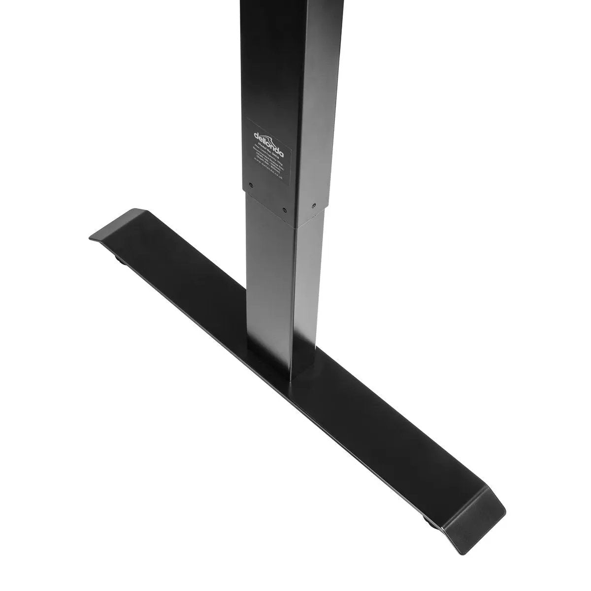 Dellonda DH17 Single Motor Adjustable Desk Frame 70kg Capacity Black - DH17 Dellonda