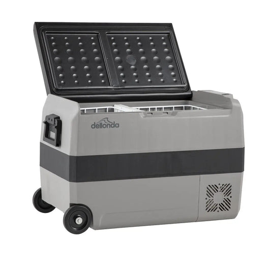 Dellonda DL14 50L Portable Dual Zone Compressor Car Camping Fridge/Freezer 12/24V Dellonda