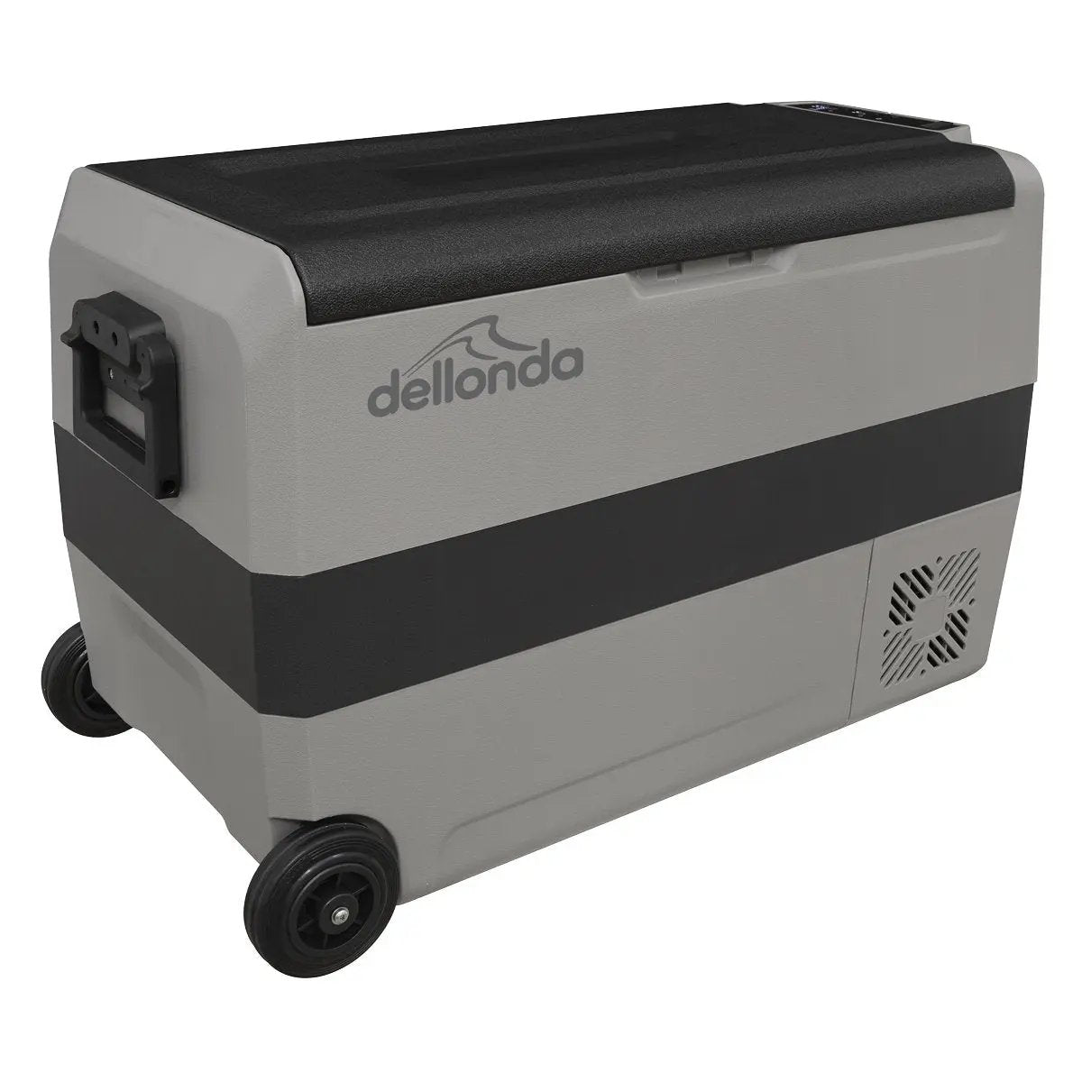 Dellonda DL14 50L Portable Dual Zone Compressor Car Camping Fridge/Freezer 12/24V Dellonda