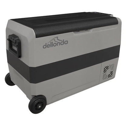 Dellonda DL14 50L Portable Dual Zone Compressor Car Camping Fridge/Freezer 12/24V Dellonda