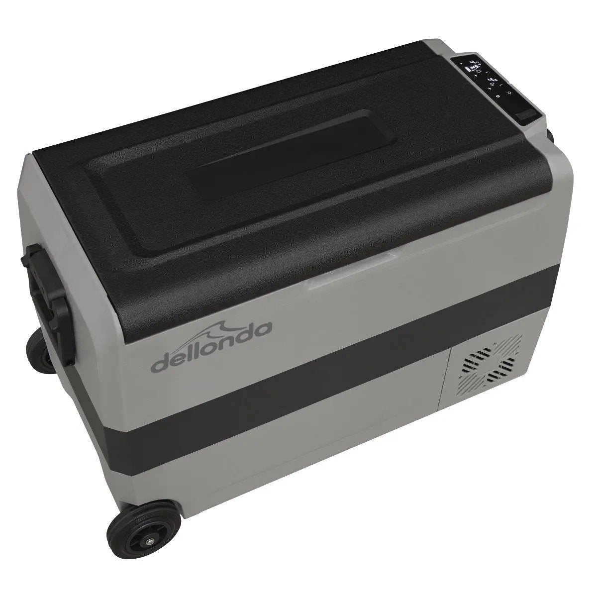 Dellonda DL14 50L Portable Dual Zone Compressor Car Camping Fridge/Freezer 12/24V Dellonda