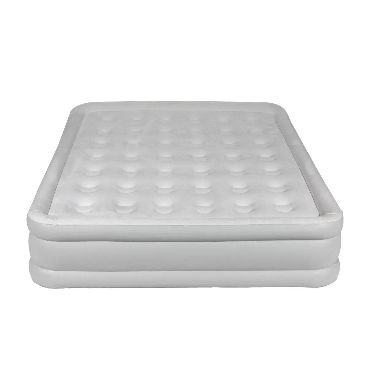 Dellonda DL145 Inflatable High Raised Flocked Air Bed with Removable Rapid-Air Electric Pump Queen Size Dellonda