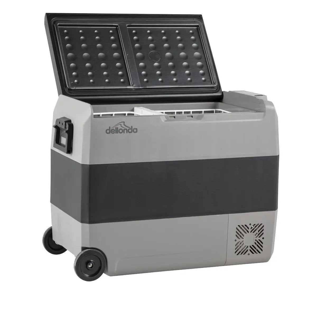 Dellonda DL15 60L Portable Dual Zone Compressor Car Camping Fridge/Freezer 12/24V Dellonda