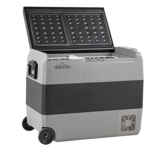 Dellonda DL15 60L Portable Dual Zone Compressor Car Camping Fridge/Freezer 12/24V Dellonda