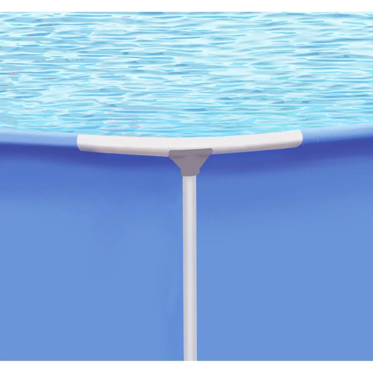 Dellonda DL20 12ft Steel Frame Swimming Pool Round with Filter Pump Blue Dellonda