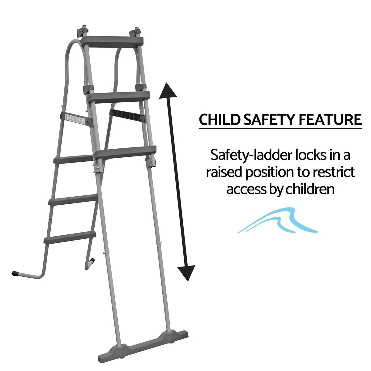 Dellonda DL21 13ft Deluxe Steel Swimming Pool with Filter Pump Dellonda