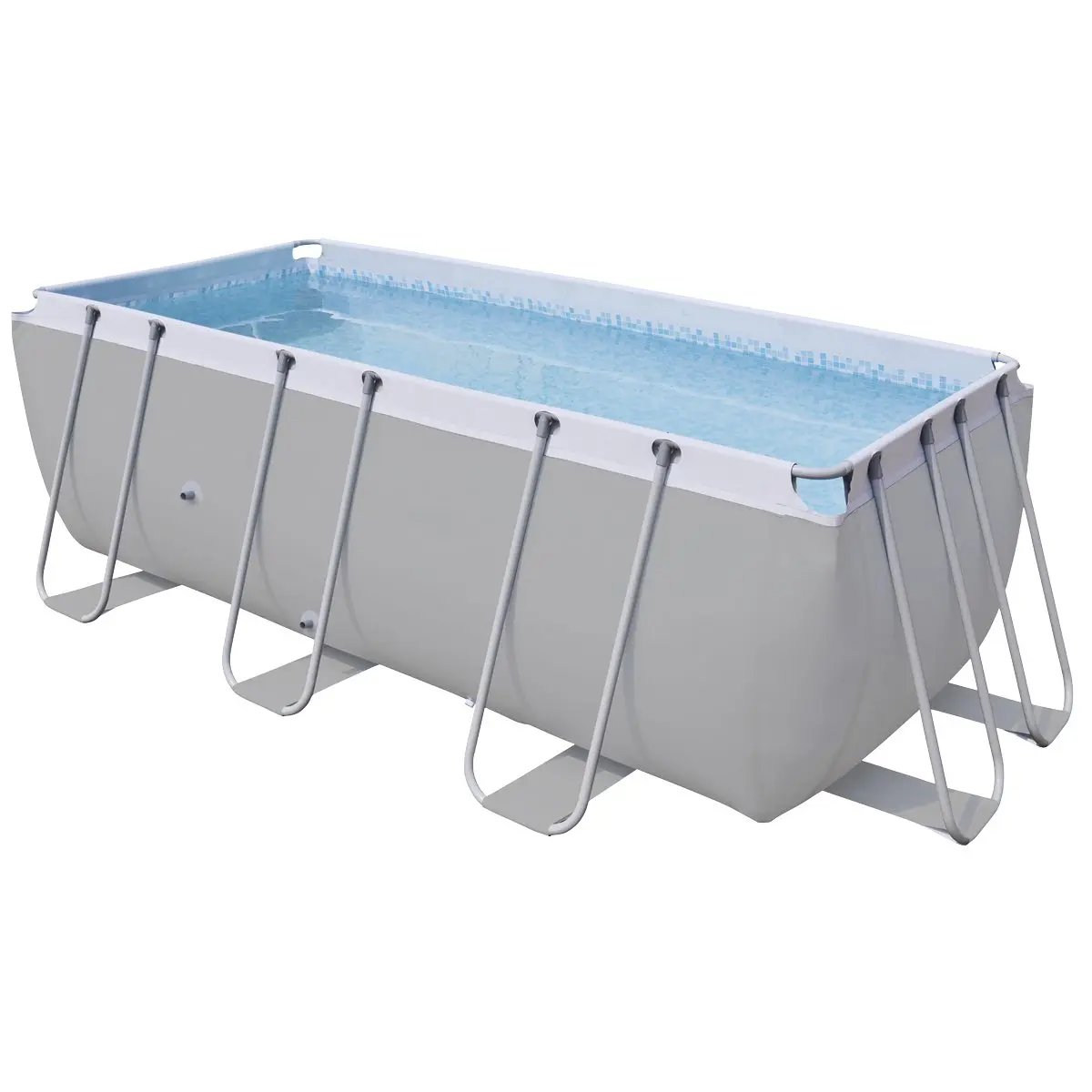 Dellonda DL21 13ft Deluxe Steel Swimming Pool with Filter Pump Dellonda