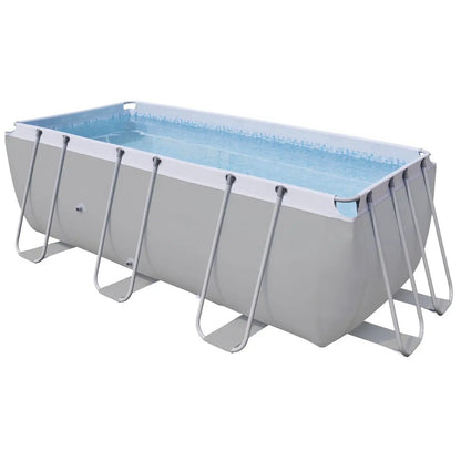 Dellonda DL21 13ft Deluxe Steel Swimming Pool with Filter Pump Dellonda