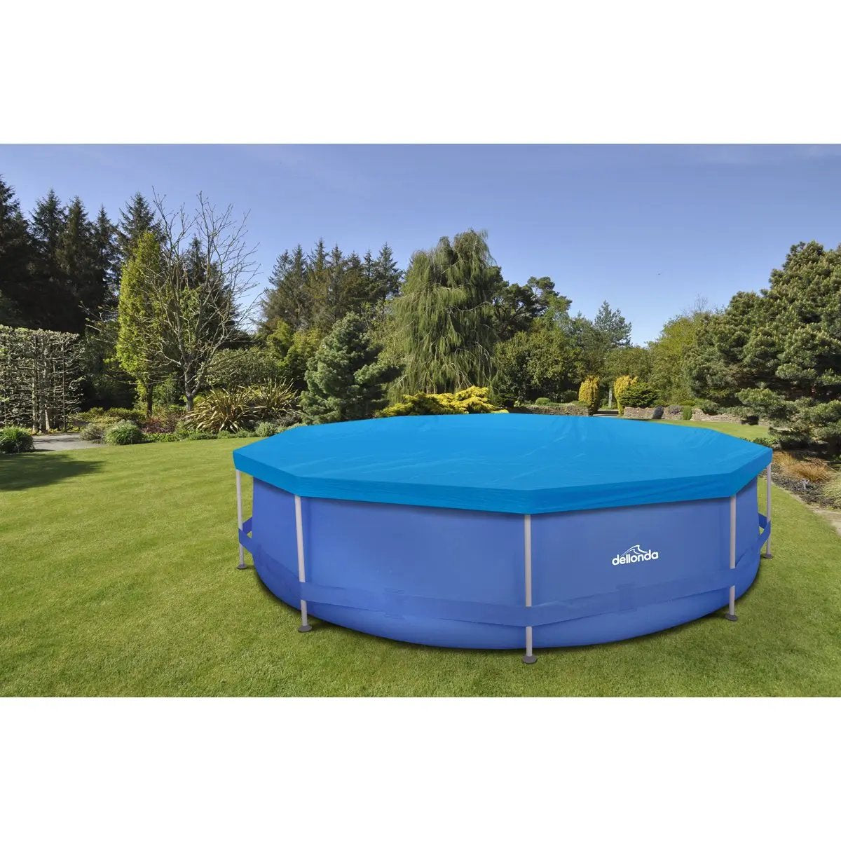 Dellonda DL41 Swimming Pool Top Cover with Rope Ties for DL20 Dellonda