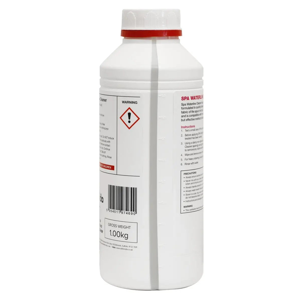 Dellonda DL58 Hot Tub/Spa Waterline/Surface Cleaner - 1L Dellonda