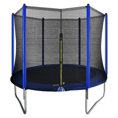 Dellonda DL67 8ft Heavy-Duty Outdoor Trampoline with Safety Enclosure Net Dellonda