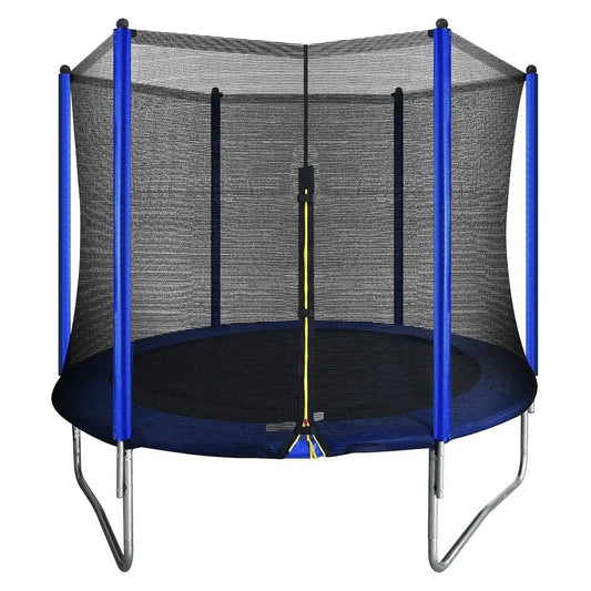 Dellonda DL67 8ft Heavy-Duty Outdoor Trampoline with Safety Enclosure Net Dellonda