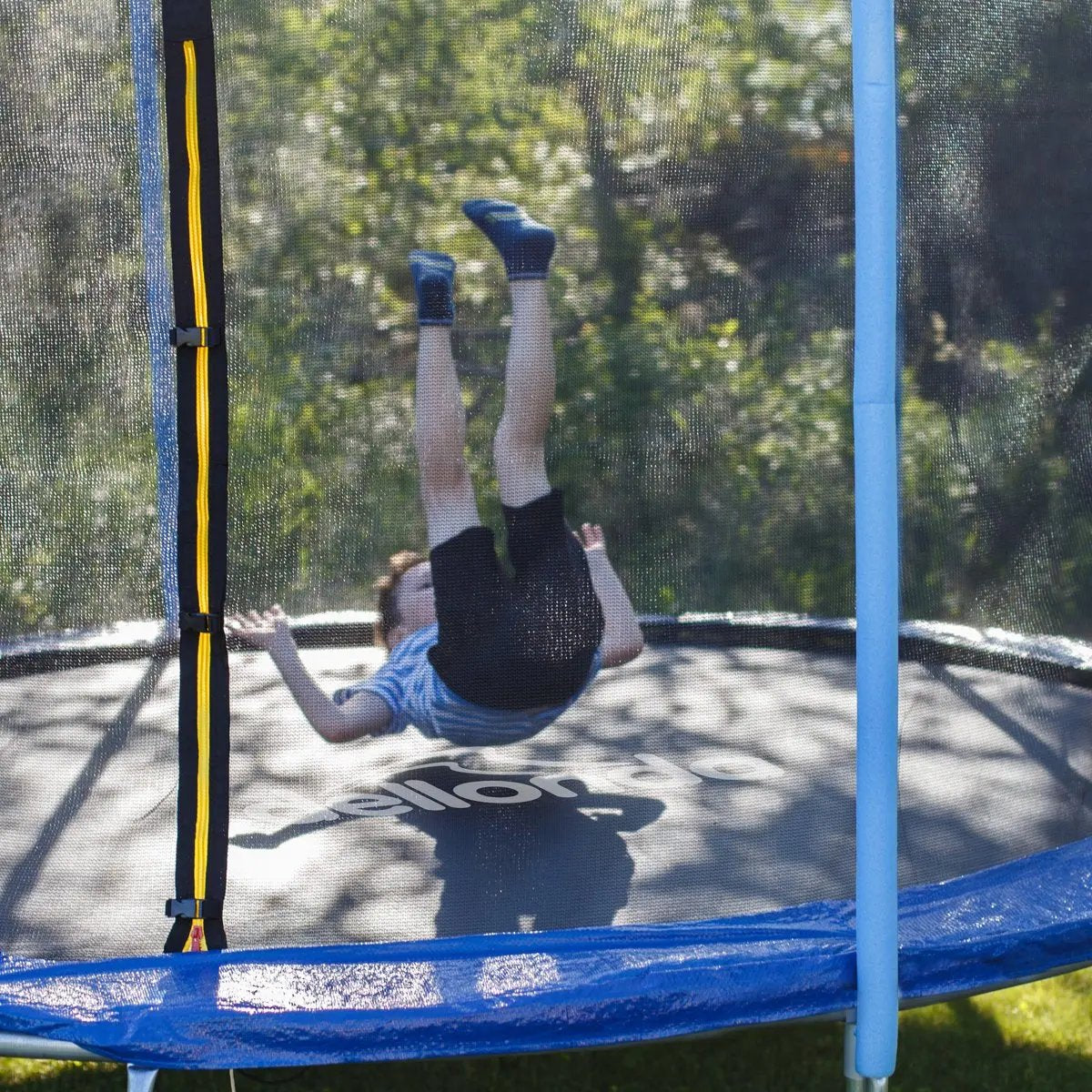 Dellonda DL68 10ft Heavy-Duty Outdoor Trampoline with Safety Enclosure Net Dellonda