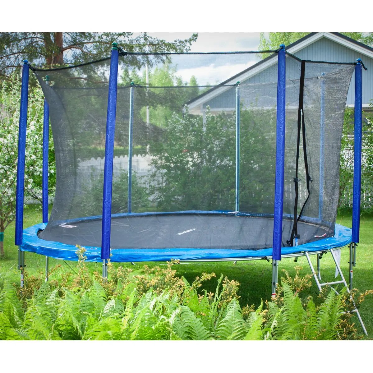 Dellonda DL69 12ft Heavy-Duty Outdoor Trampoline with Safety Enclosure Net Dellonda