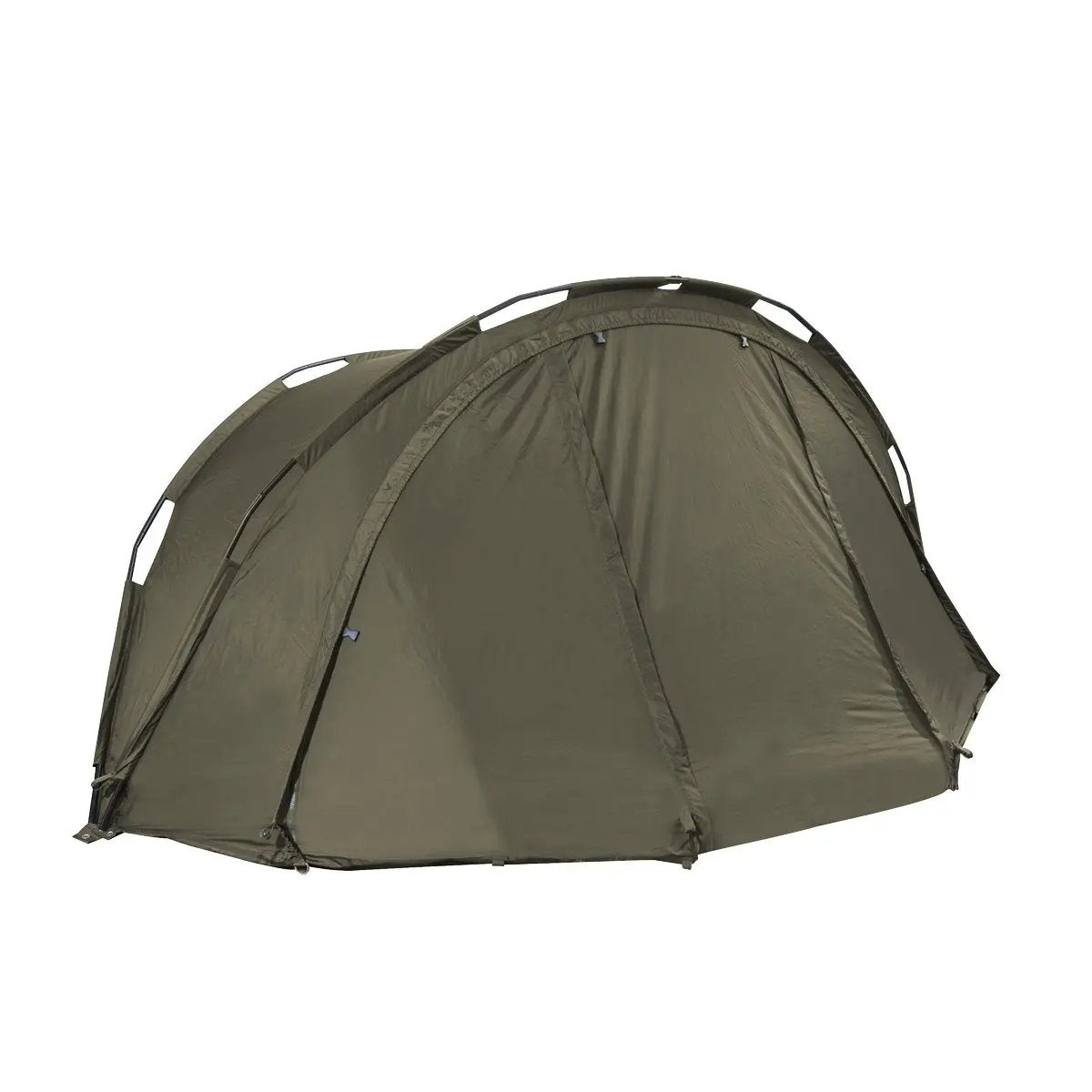 Dellonda DL75 Fishing Bivvy Carp Tent 1 Man Waterproof & UV Protection Quick Assembly Pre Threaded Poles with Ground Sheet & Heavy Duty Ground Pegs Dellonda