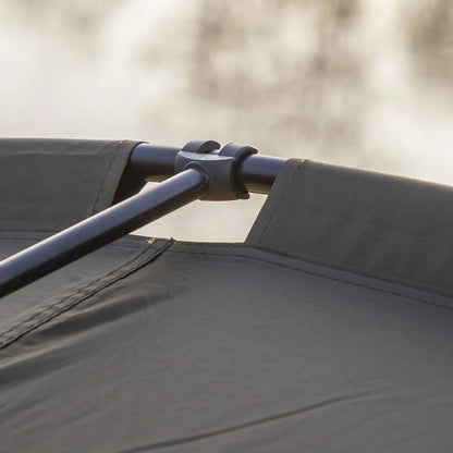 Dellonda DL75 Fishing Bivvy Carp Tent 1 Man Waterproof & UV Protection Quick Assembly Pre Threaded Poles with Ground Sheet & Heavy Duty Ground Pegs Dellonda