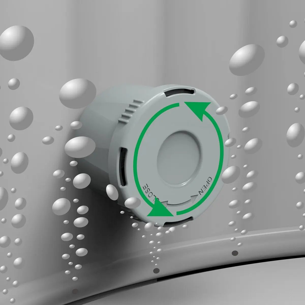 Dellonda DL90 2-4 Person Inflatable Hot Tub Spa with Smart Pump - Rattan Effect Dellonda