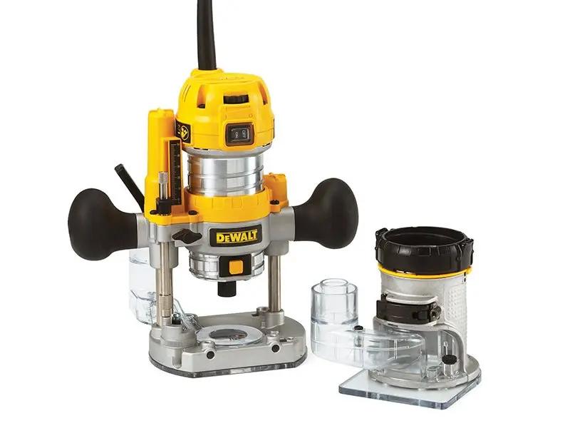Dewalt D26204K 1/4in Premium Plunge & Fixed Base Combi Router 900W 240V Dewalt