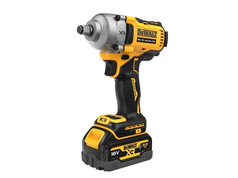 Dewalt DCF891P2T XR BL 1/2in Hog Ring Anvil Impact Wrench 18V 2 x 5.0Ah Li-ion Dewalt