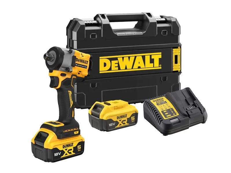 Dewalt DCF922P2T XR BL 1/2in Impact Wrench 18V 2 x 5.0Ah Li-ion Dewalt