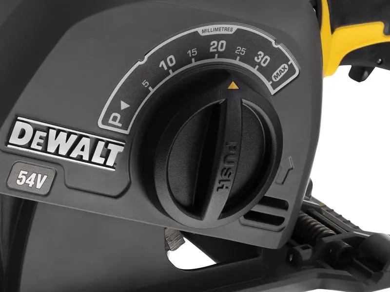 Dewalt DCG200T2 XR FlexVolt Wall Chaser 125mm 54V 2 x 6.0Ah Li-ion Dewalt