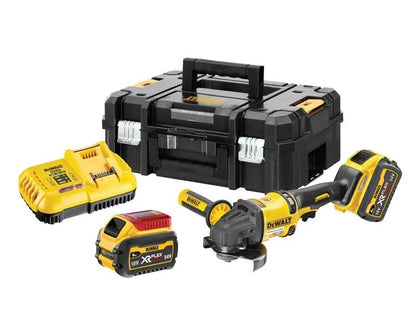 Dewalt DCG418T2 XR FlexVolt Grinder 125mm 54V 2 x 2.0Ah Li-ion Dewalt