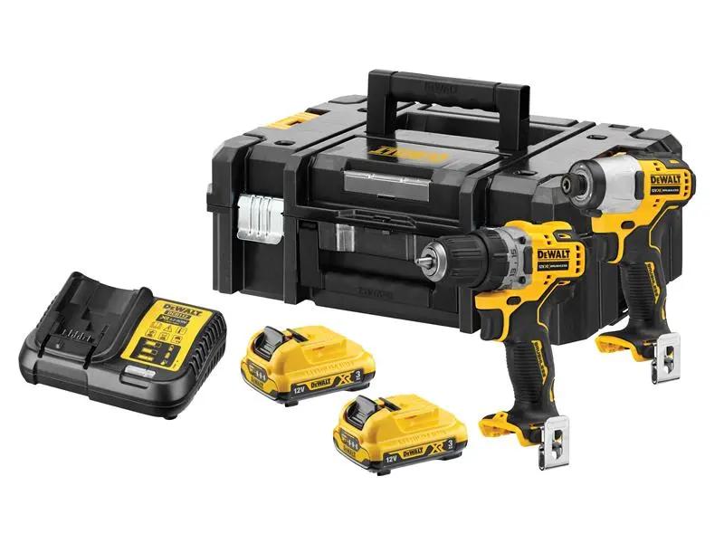 Dewalt DCK2110L2 XR Brushless Sub-Compact Twin Pack 12V 2 x 3.0Ah Li-ion Dewalt