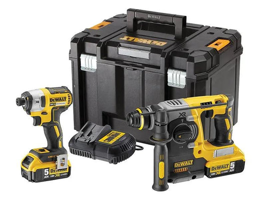 Dewalt DCK2532P2 XR Brushless Twin Pack 18V 2 x 5.0Ah Li-ion Dewalt