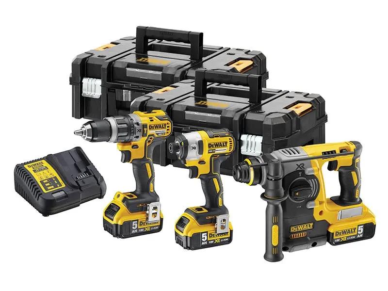 Dewalt DCK368P3T XR Brushless Kit 18V 3 x 18V 5.0Ah Li-ion Dewalt