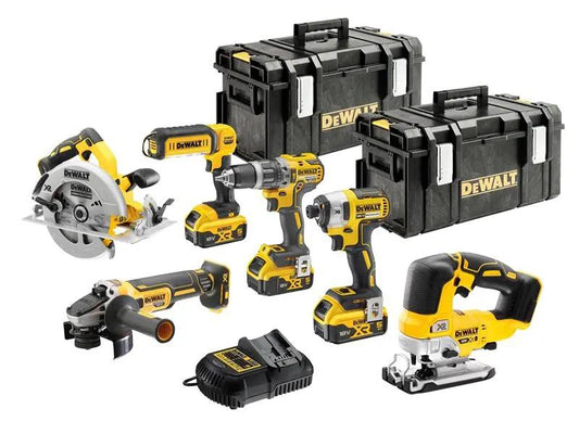 Dewalt DCK663P3 XR Brushless 6 Piece Kit 18V 3 x 5.0Ah Li-ion Dewalt