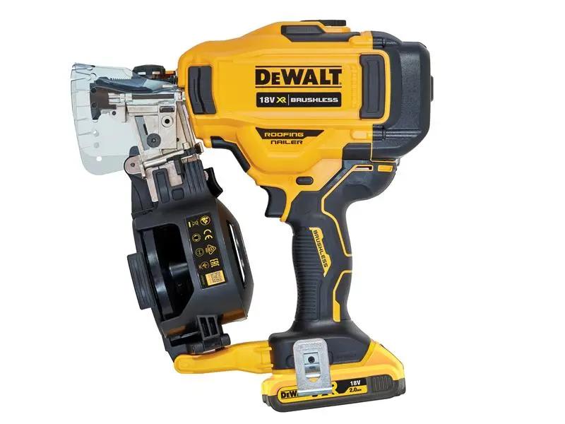 Dewalt DCN45RND2 XR Brushless Roofing Coil Nailer 18V 2 x 2.0Ah Li-ion Dewalt