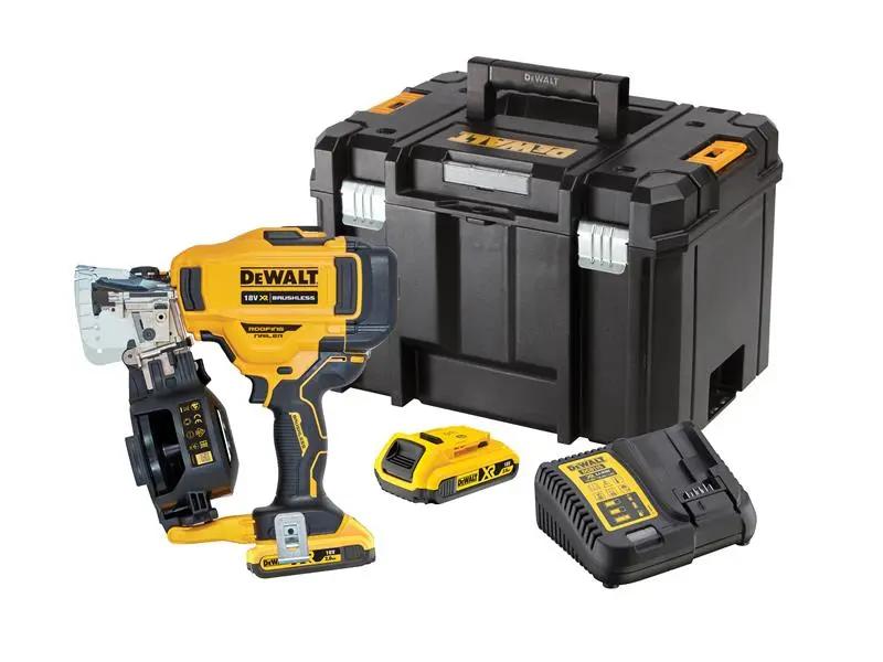 Dewalt DCN45RND2 XR Brushless Roofing Coil Nailer 18V 2 x 2.0Ah Li-ion Dewalt