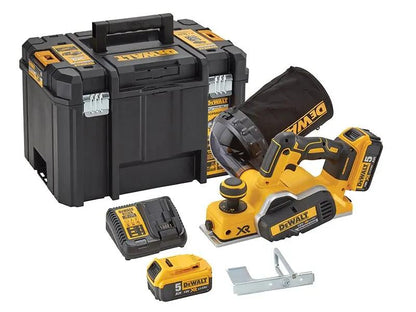 Dewalt DCP580P2 XR Brushless Planer 18V 2 x 5.0Ah Li-ion Dewalt