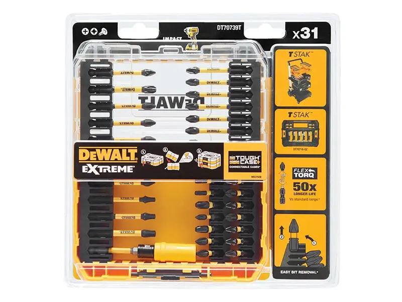 Dewalt DT70739T Flextorq Screwdriving Set 31 Piece Dewalt