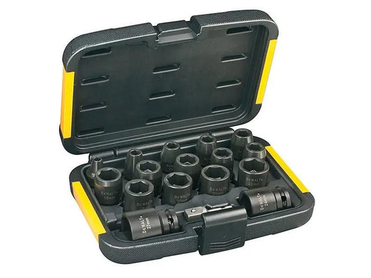 Dewalt DT7506 Impact Socket Set 17 Piece 1/2" Drive Metric Dewalt